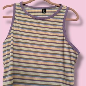 SHEIN Multicolor Striped Tank Top